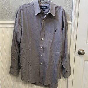 Ralph Lauren Men's Charcoal Button Down Shirt